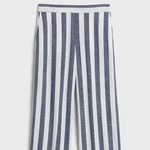Banana republic striped wide legged pants